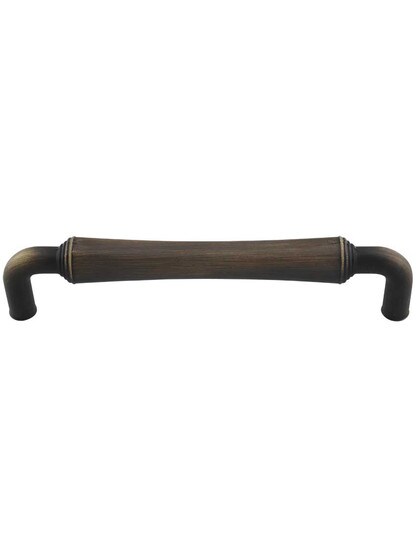 Bremen 2 Cabinet Pull - 5 inch Center-to-Center in Antique Brushed Satin Brass.